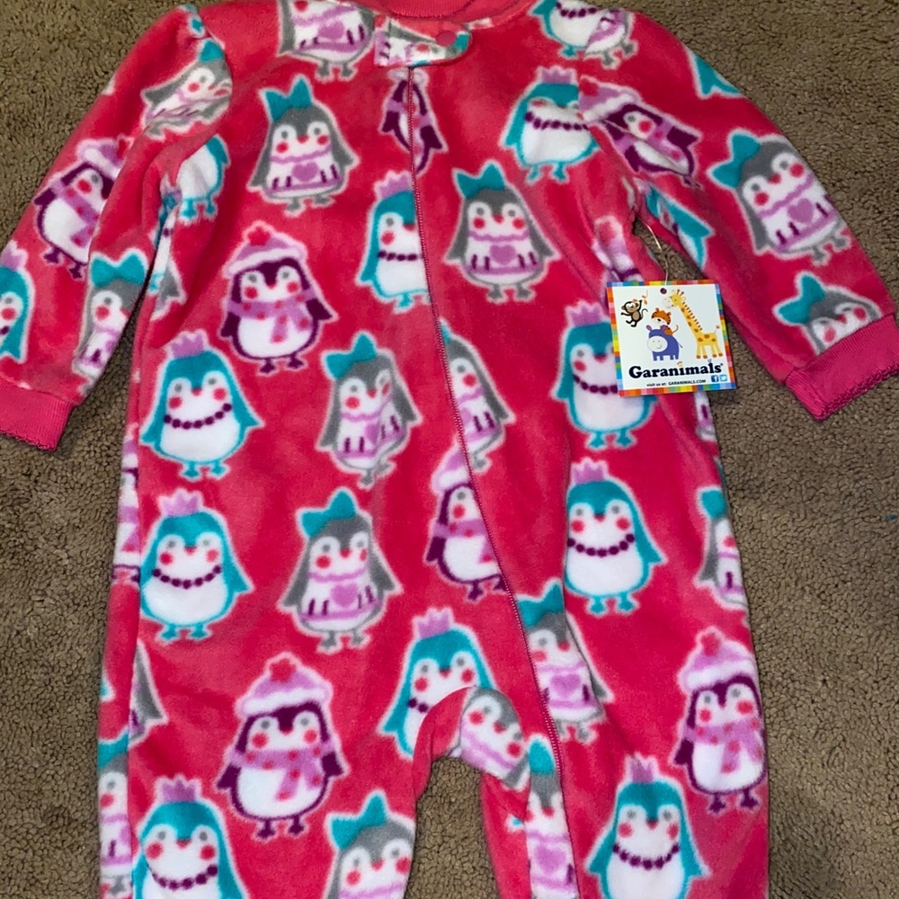 Girl Footy pajamas
